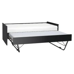 Lit gigogne 90x200cm sommier inclus Vox Young User Noir
