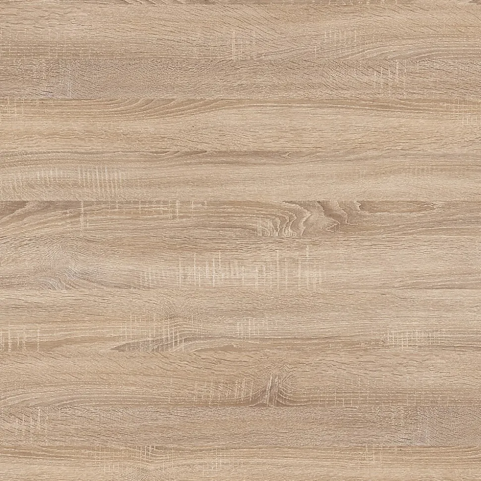 Lit KAPPA 90x190 + 2 tiroirs / Décor Chêne Blanchi et Blanc