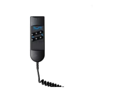 Lit électrique de relaxation lattes et plots + matelas mémoire de forme et bambou - 2 x 90 x 200 cm - Chêne - DAMYSOS de NATUREA