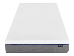 Lit électrique de relaxation tout plots + matelas mémoire de forme - 2 x 80 x 200 cm - Blanc - HESIODE III de YSMÉE