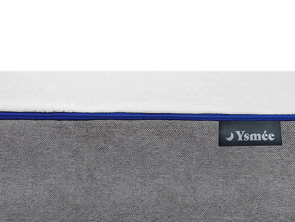 Lit électrique de relaxation tout plots + matelas mémoire de forme - 2 x 80 x 200 cm - Blanc - HESIODE III de YSMÉE