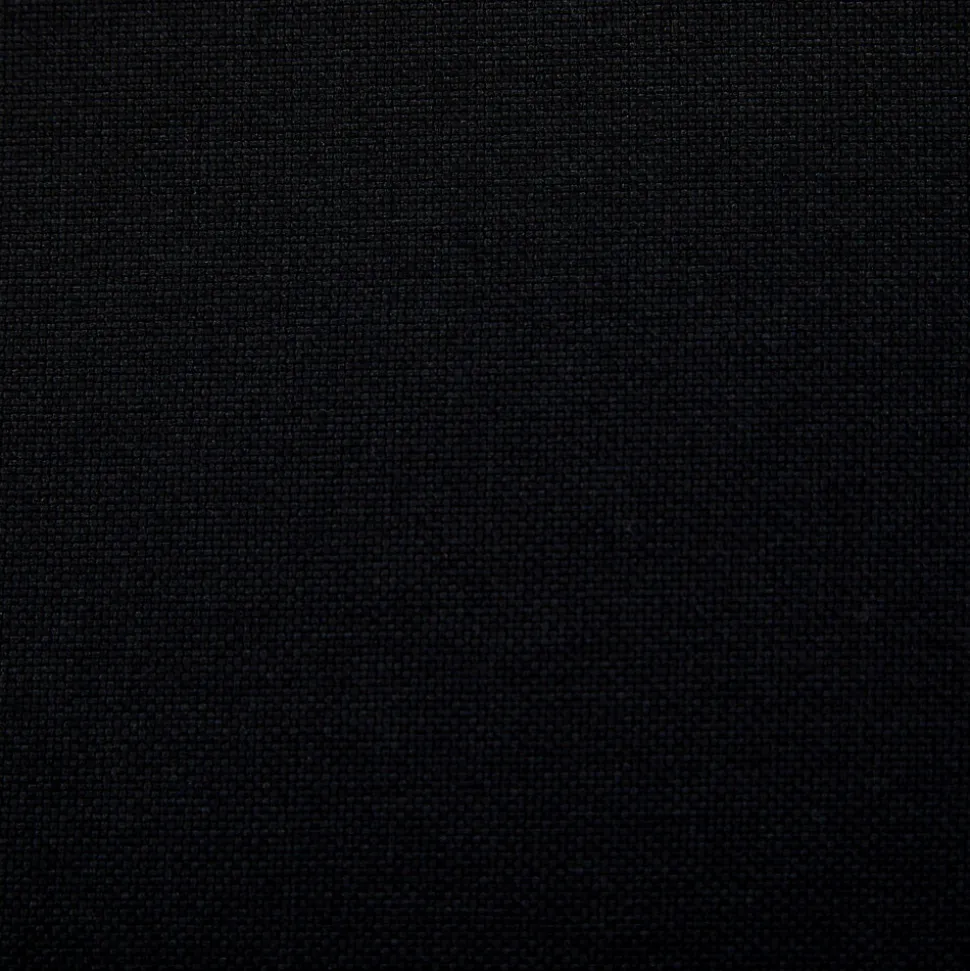 Lit LED double RIOJA 140x190 cm, avec sommier, revêtement tissu noir