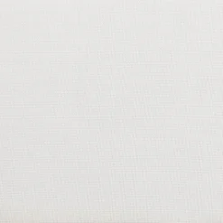 Lit LED simple AUSTIN 90x190 cm, avec sommier, revêtement en tissu blanc