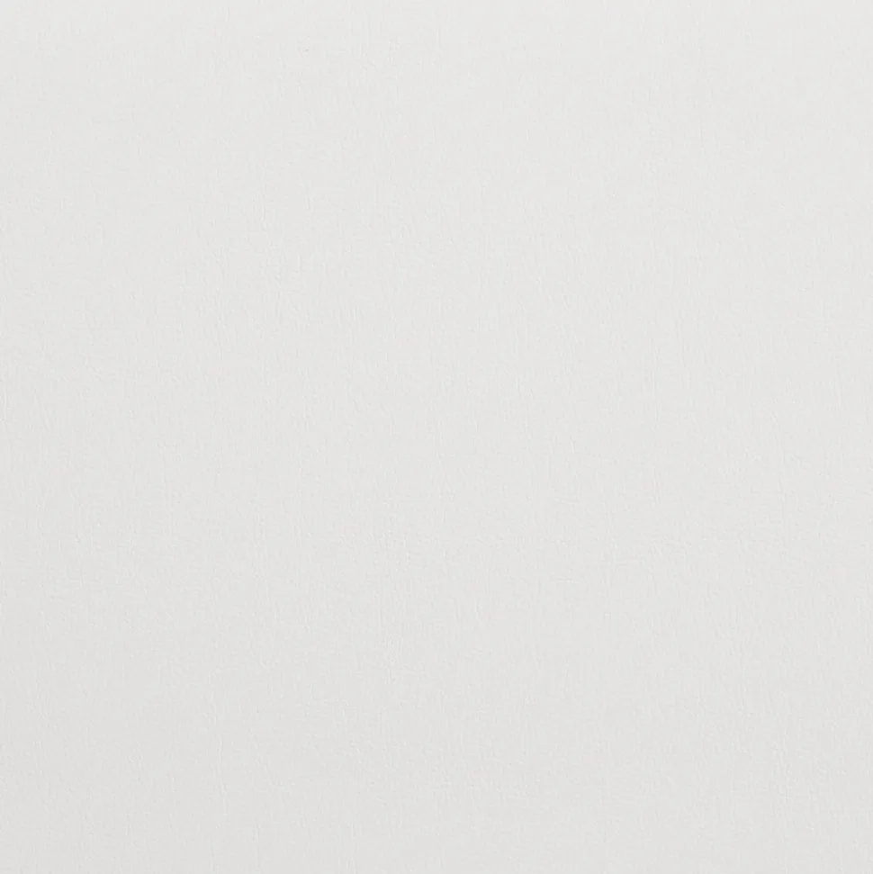 Lit LED simple EVAN 90x190 cm, avec sommier, revêtement en synthétique blanc