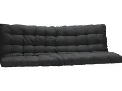 Lit mezzanine 90 x 190 cm - Avec banquette convertible - Métal - Blanc + Futon + Matelas - MODULO V