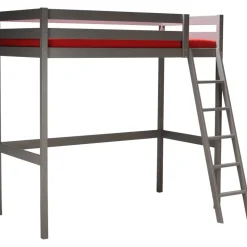 Lit mezzanine STUDIO 90x190 + 1 sommier / Gris Taupe