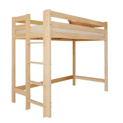 Lit mi-hauteur 90x190 sommier inclus Anaëlle Bois