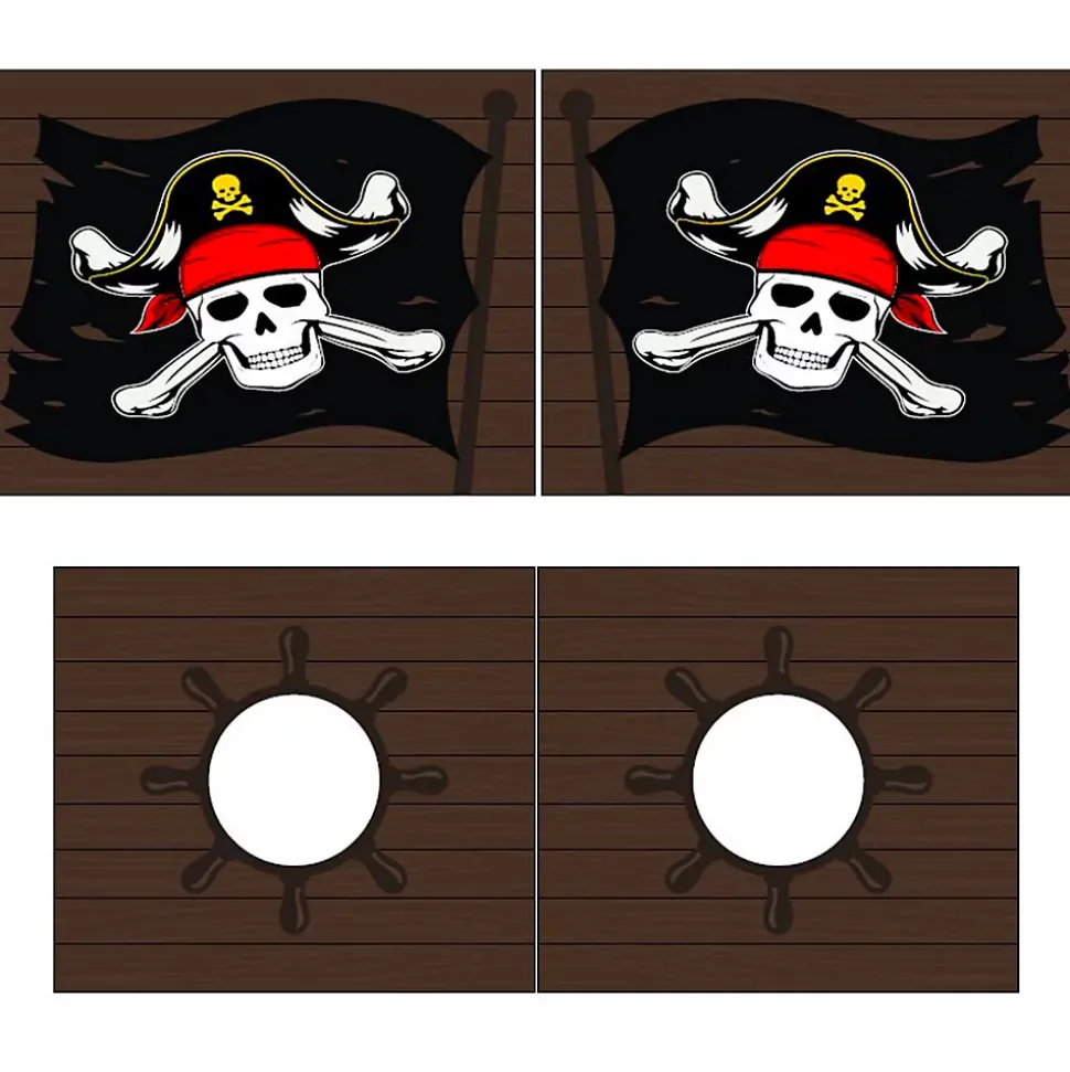 Lit Mi-Hauteur 90x200 sommier inclus housse Pirate Vipack Pino Bois