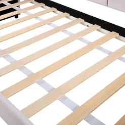 Lit Repos 90X200Cm Led Velours Rose Blackcolors