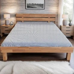 Lit RIVA 180x200 cm/ Hêtre massif huilé