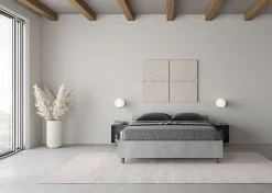 Lit sans sommier 140x190 béton Nuamo