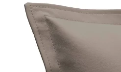 Lit simple Dbruman, Lit coffre avec revêtement en similcuir, Ouverture frontale, adapté pour matelas 80x200 cm, Taupe