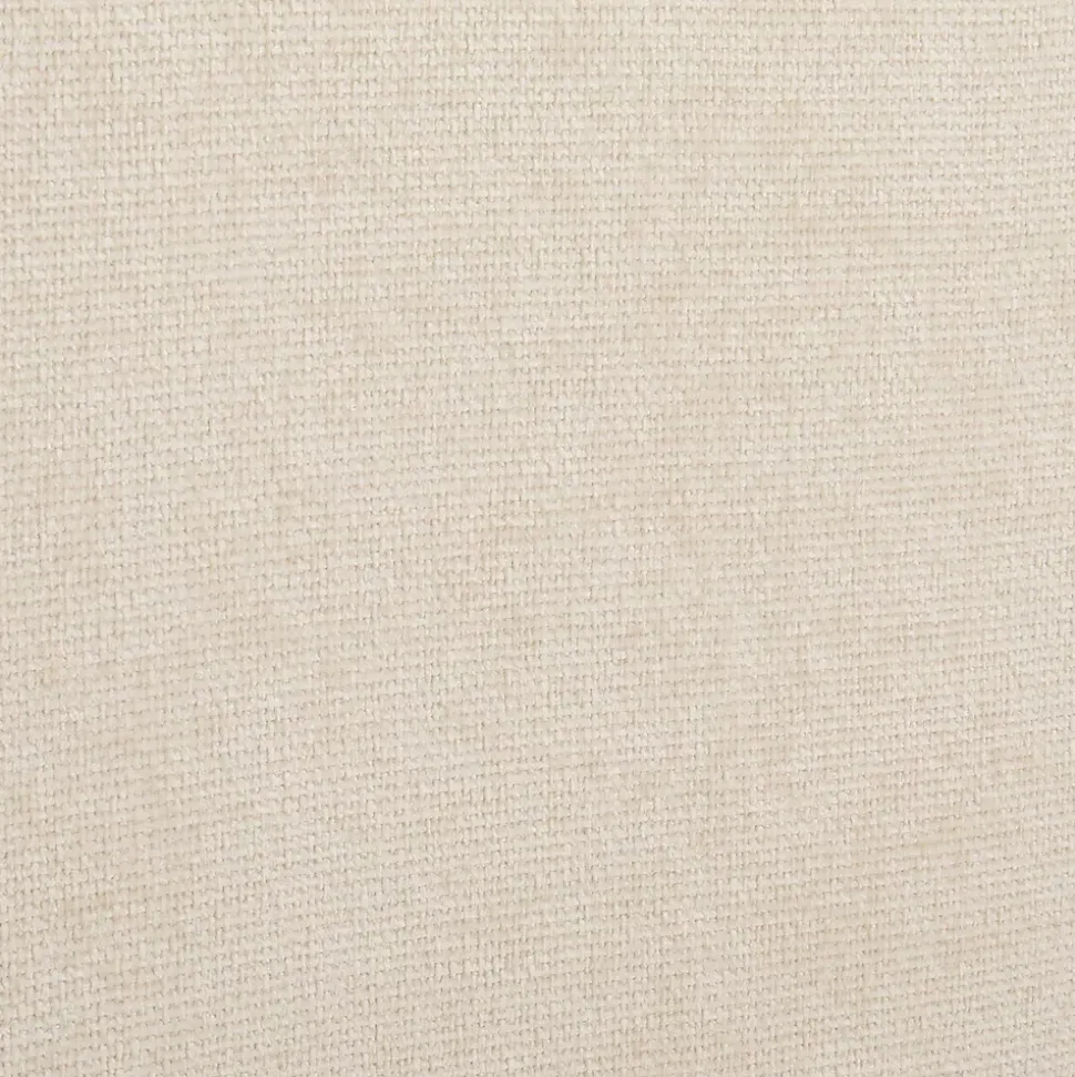 Lit simple LEVERDA 90 x 190 cm, revêtement en tissu - Blanc