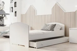 Lit simple Luk 160x80 avec tiroir