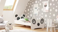 Lit simple Panda 140x70 avec matelas