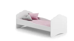 Lit simple Wave 160x80 - couleur blanche