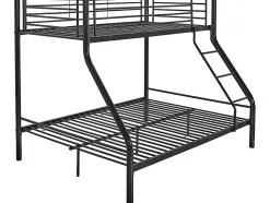Lit superposé en métal