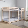 Lit superposé sans matelas 90x190 cm bois de pin massif
