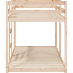 Lit superposé sans matelas 90x190 cm bois de pin massif