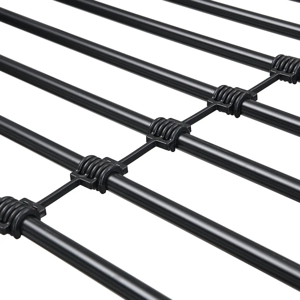 Lit superposé 90x200 cm, avec table, armoire, échelle 5 marches, cadre métal, noir