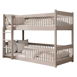 Lit superpose 90x200 au sol sommiers inclus Marion Cachemire