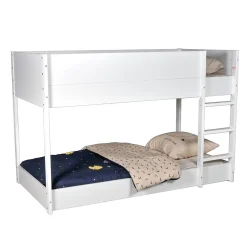 LIT SUPERPOSE 90x190 BOB + 2 SOMMIERS / Blanc