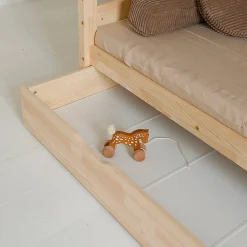 Lit superpose 90x200 sommiers et tiroir inclus Anaëlle Bois