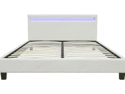 Lit tissu bouclette avec LED