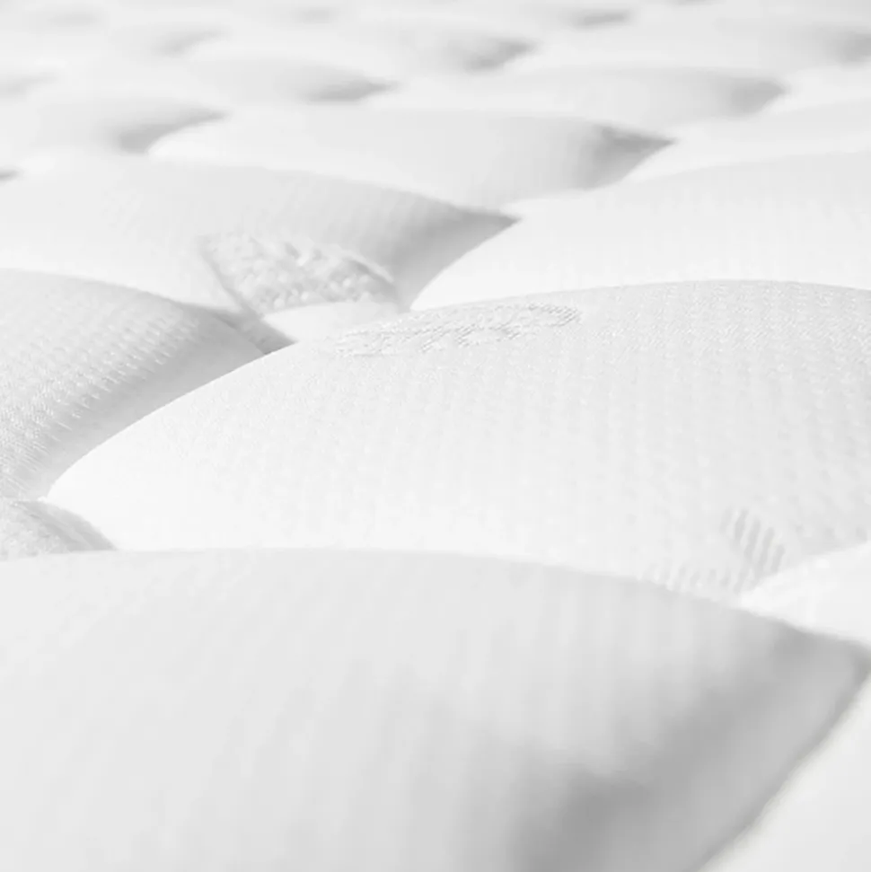 Lit 90x200 cm avec tête de lit rembourrée en lin gris, sommier à lattes inclus et pieds noirs, design sobre