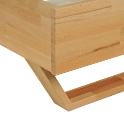 Lit 160x200 cm TAO + Sommier / Hêtre massif huilé