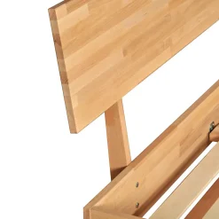 Lit 160x200 cm TAO + Sommier / Hêtre massif huilé