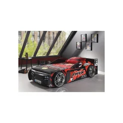 Lit 90x200 MRX SleepCar Sommier inclus Vipack Car beds - Noir