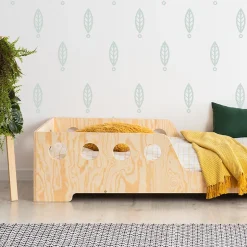 Lit 90x190 sommier inclus Adrien Bois