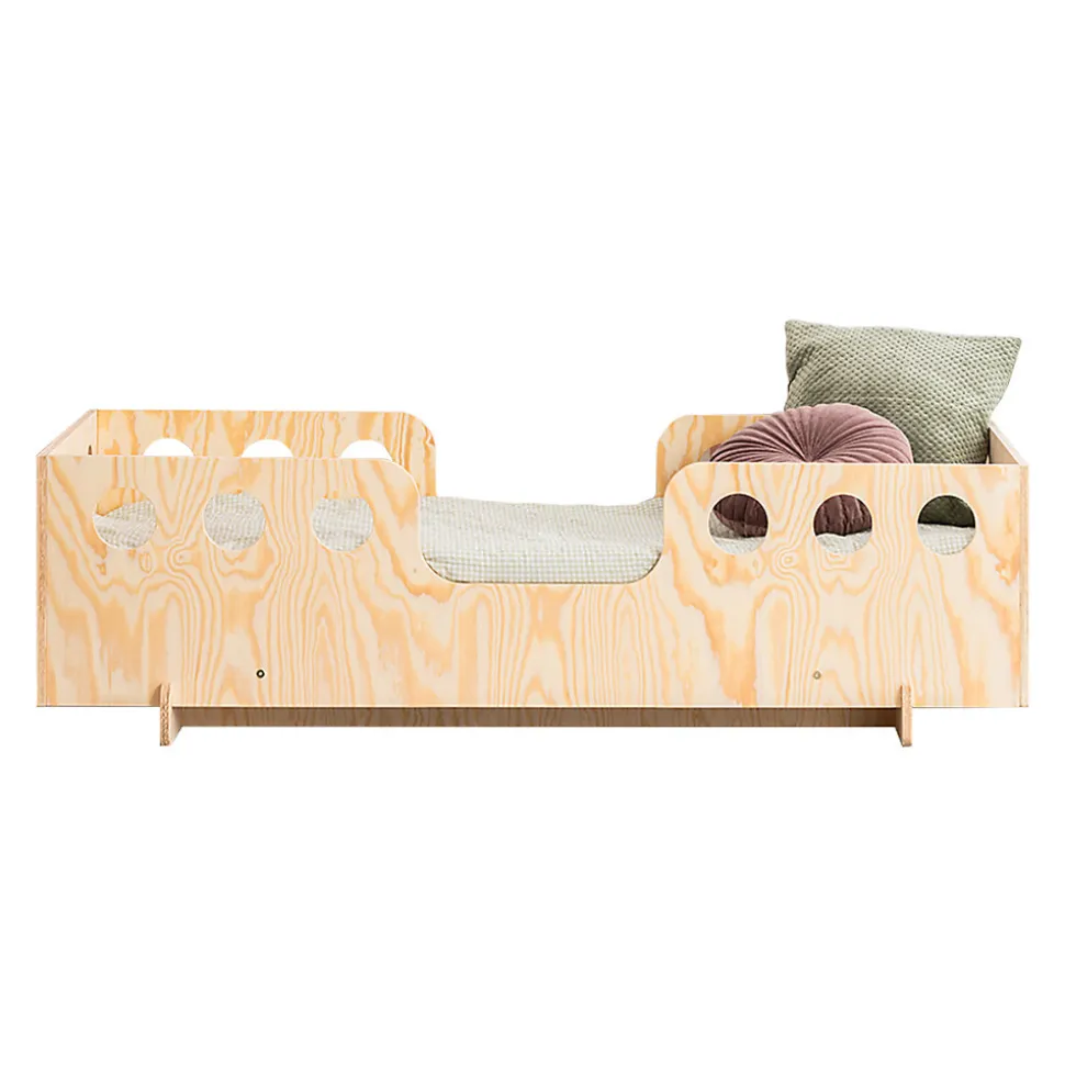 Lit 90x200 sommier inclus Anaïs Bois