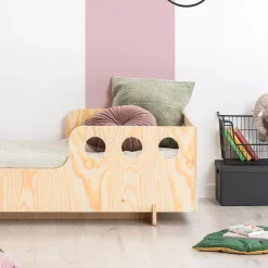 Lit 90x190 sommier inclus Anaïs Bois