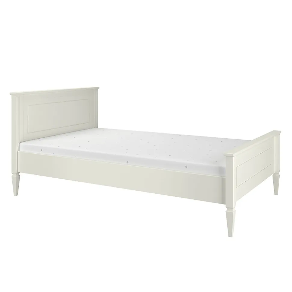 Lit 120x200 sommier inclus Bellamy Ines Blanc