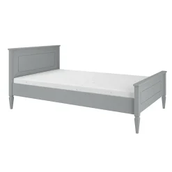 Lit 120x200 sommier inclus Bellamy Ines Gris