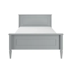 Lit 120x200 sommier inclus Bellamy Ines Gris