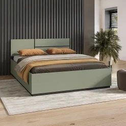 Lit 160x200 sommier inclus Lilia Vert