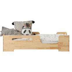 Lit 90x190 sommier inclus Lilian Bois