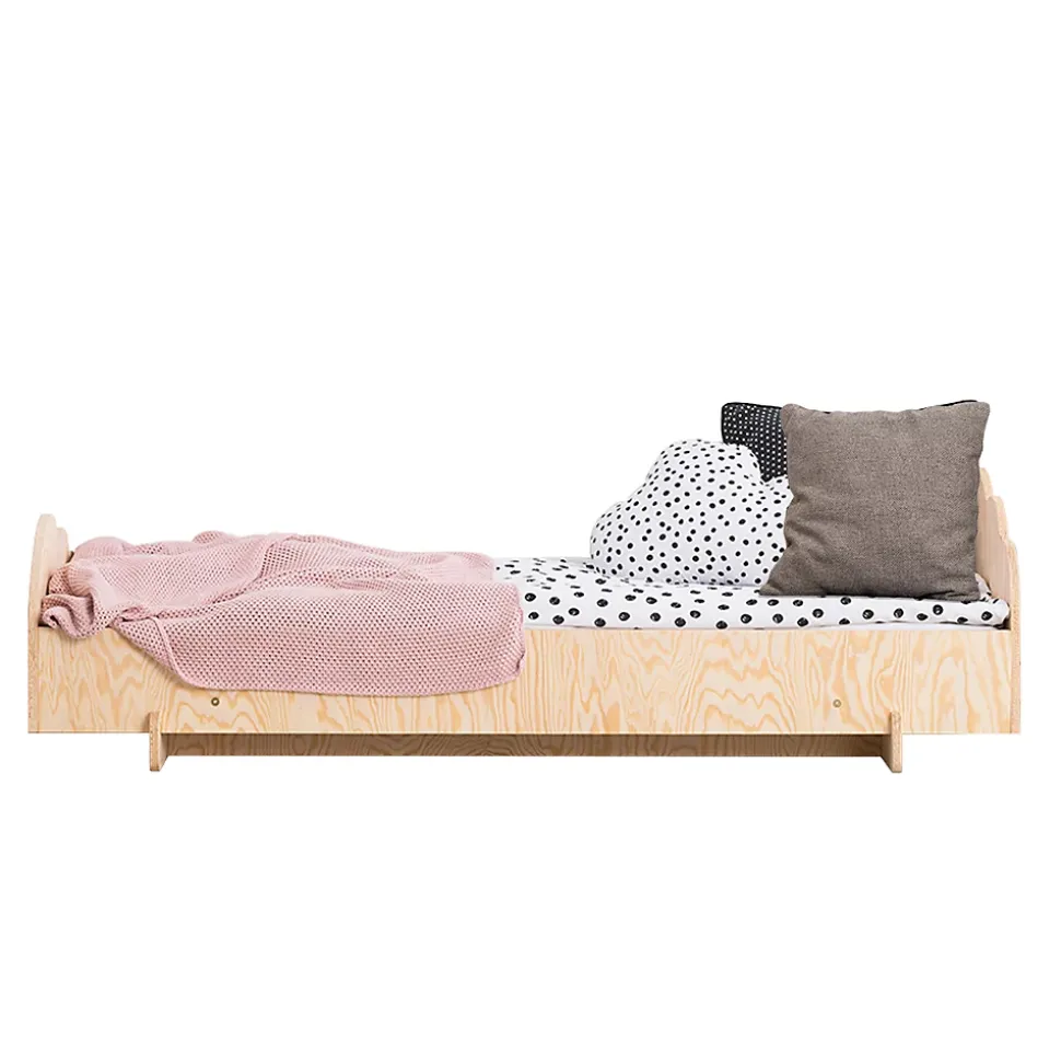 Lit 90x190 sommier inclus Louison Bois