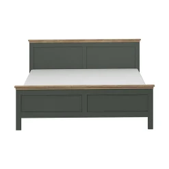 Lit 140x200 sommier inclus Martin Vert et Bois