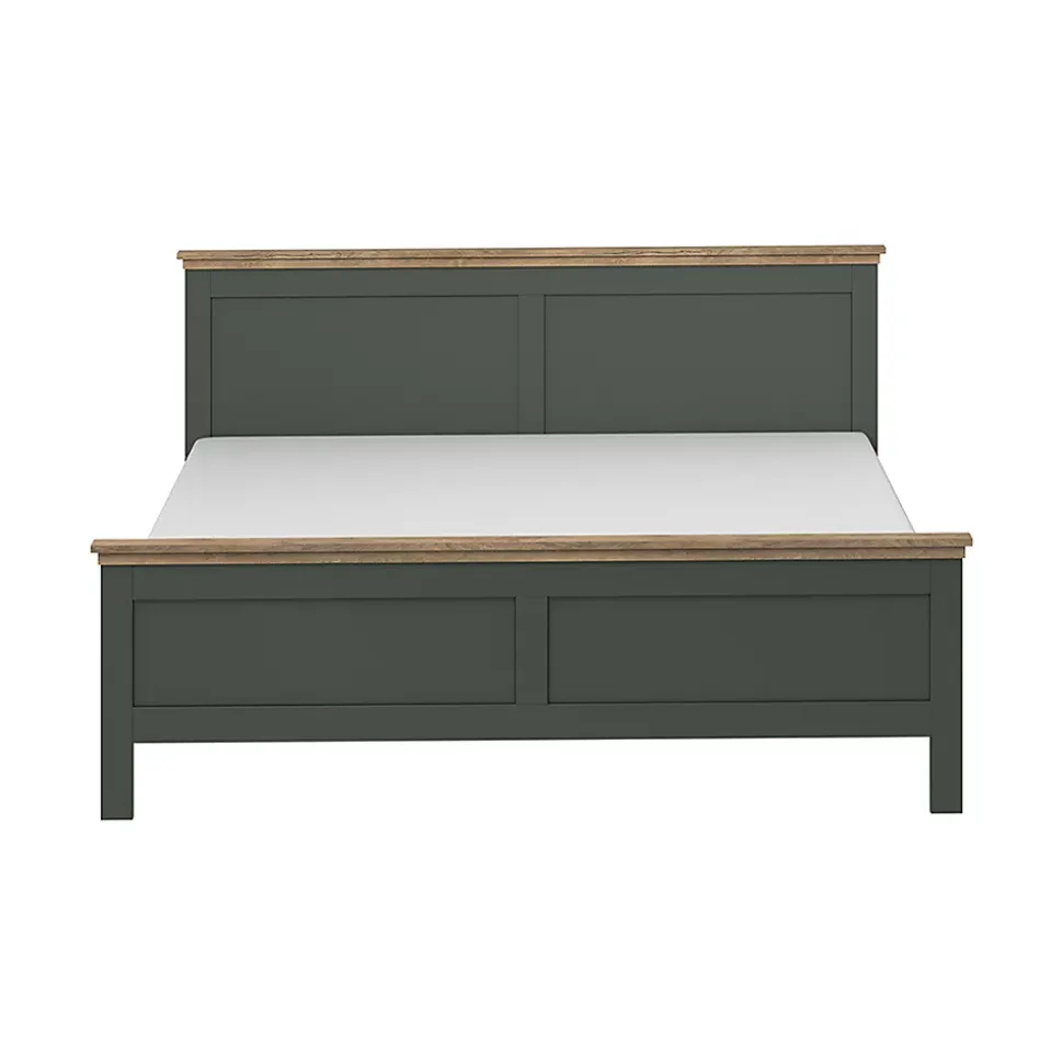 Lit 140x200 sommier inclus Martin Vert et Bois