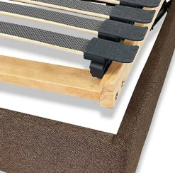 Literie électrique Essenzia Zen Ensemble DETENTE marron - Classic ressorts 2x80x200 Ressorts