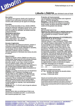 Lithofin Lösefix 1 L - Détachant spécial pierre naturelle huile et cire