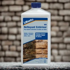 Lithofin MN Nettoyant exterieur - Nettoyant Pour Pierre Naturelle 1L
