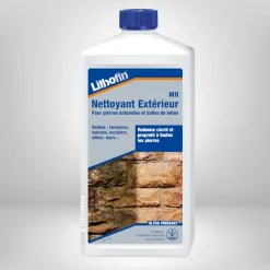Lithofin MN Nettoyant exterieur - Nettoyant Pour Pierre Naturelle 1L