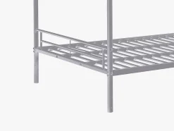 Lits superposés - 2 x 120 x 190 cm - Argent - DUOTIS