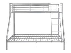 Lits superposés ELEVATIO IV - 90 et 140 x 190 cm - Acier - Argent