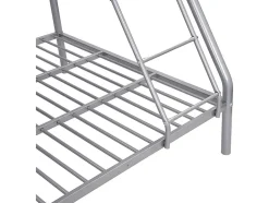 Lits superposés ELEVATIO IV - 90 et 140 x 190 cm - Acier - Argent